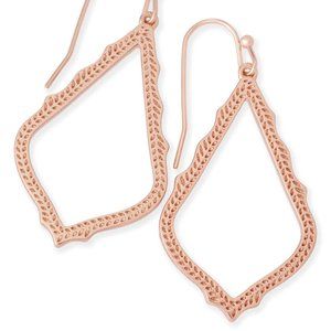 Kendra Scott Sophia Statement Earrings in 14K Rose Gold Plate